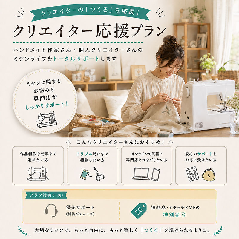 創造者を止めてはいけない。
「クリエイター応援プラン」